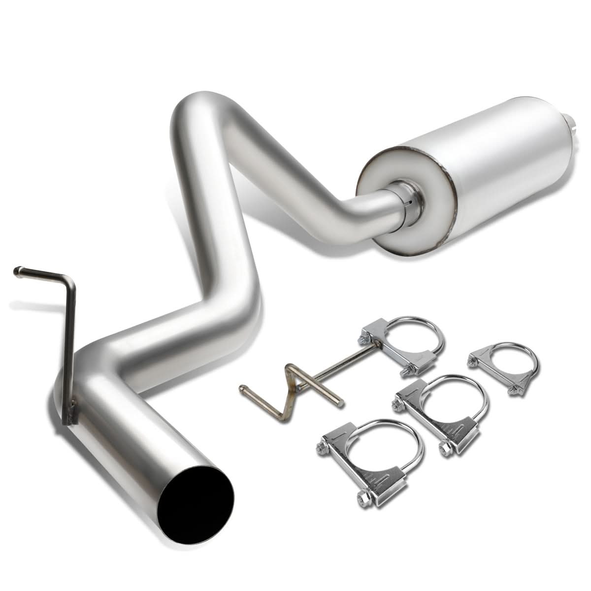 94-97 Dodge Ram 1500 Catback Exhaust Single Tip Stainless Steel