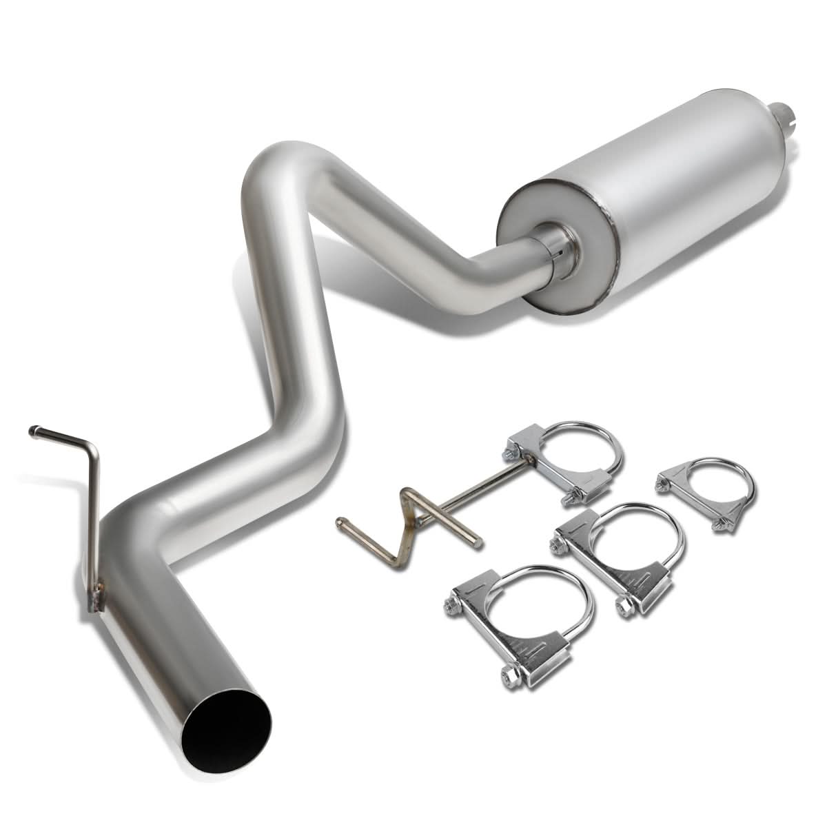 94-97 Dodge Ram 1500 Catback Exhaust Single Tip Stainless Steel