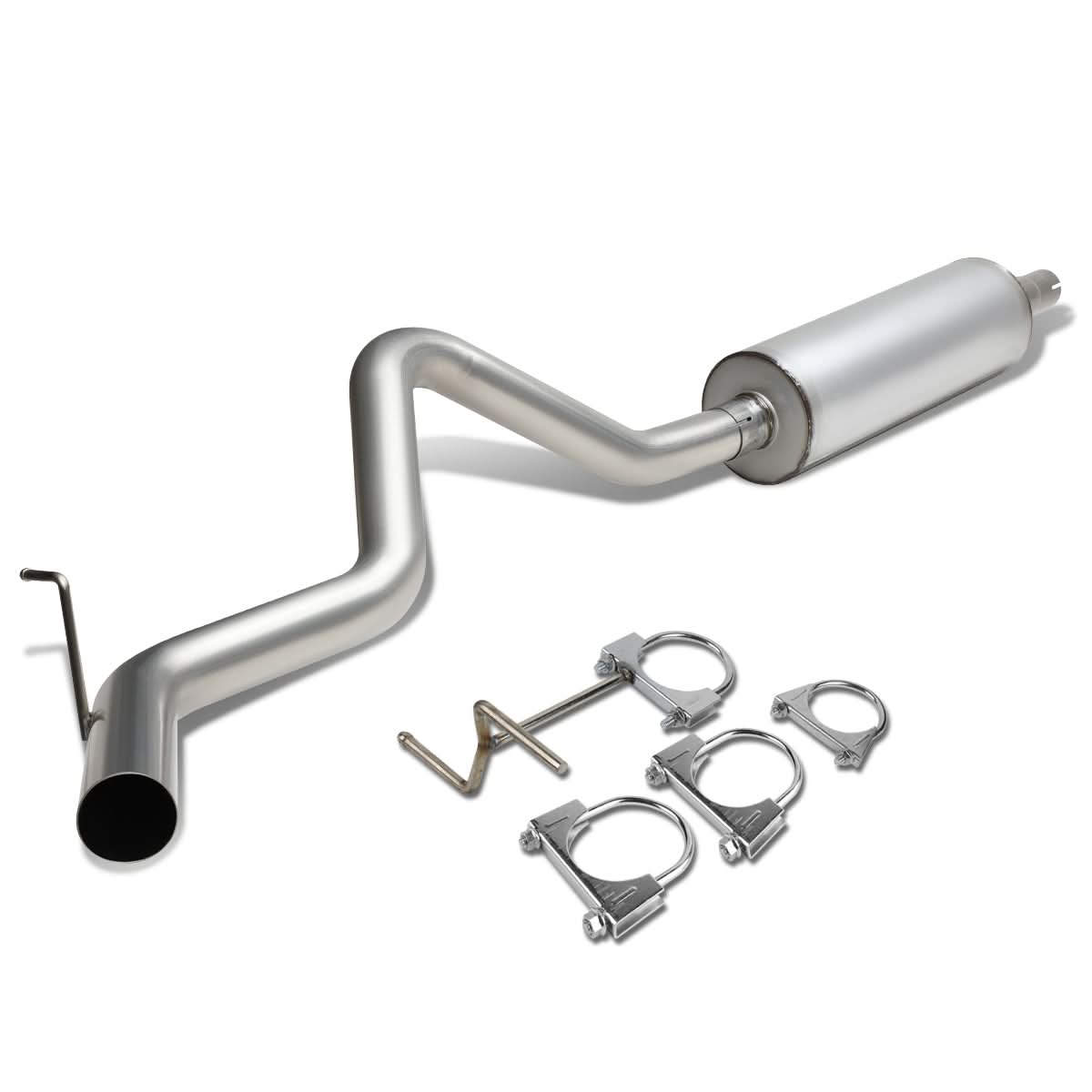 94-97 Dodge Ram 1500 Catback Exhaust Single Tip Stainless Steel