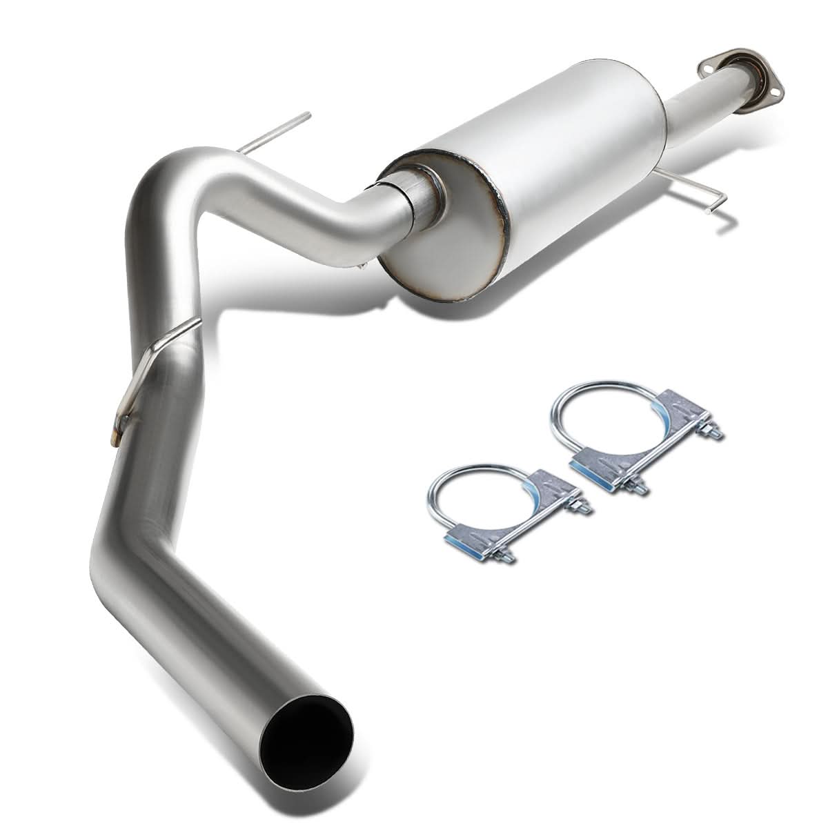 2011-2014 Ford F-150 3.5L Crew Cab Catback Exhaust Single Tip Stainless Steel