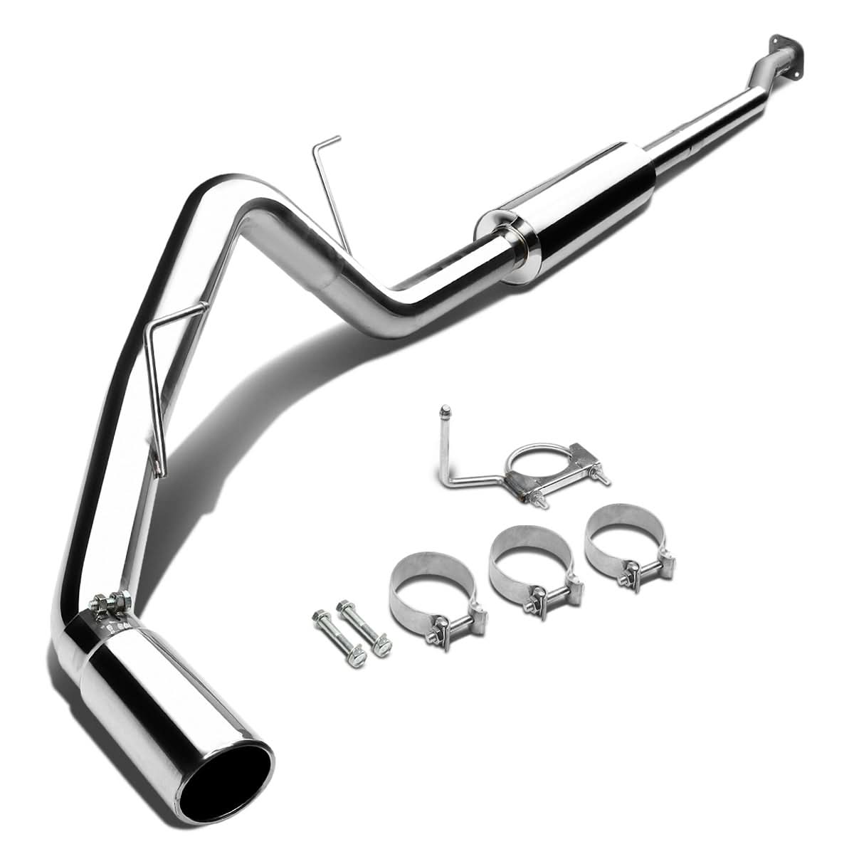 97-04 Ford F-150 Catback Exhaust System Single Tip Stainless Steel