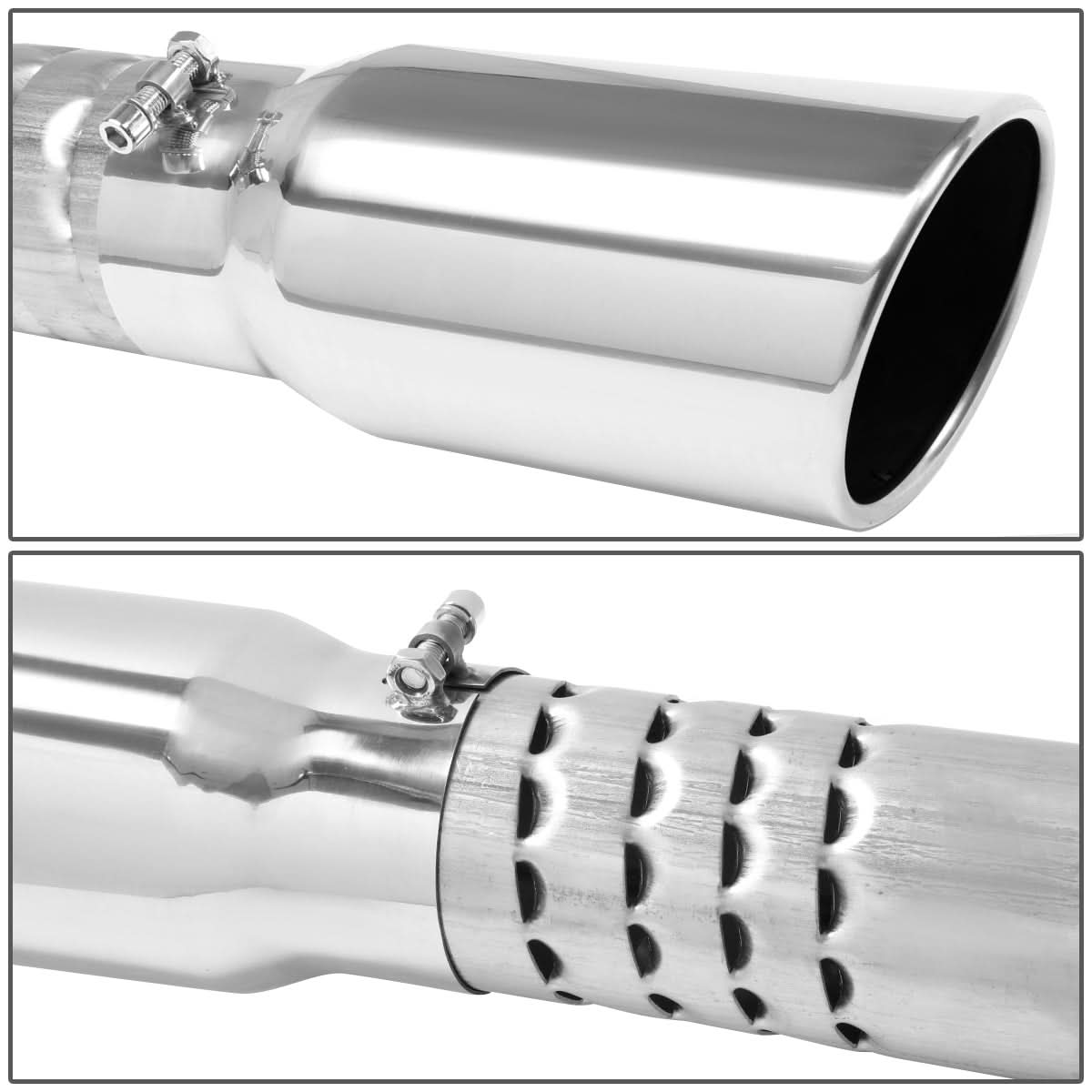 2008-2010 Ford F-250 F-350 F-450 Super Duty Catback Exhaust Stainless Steel