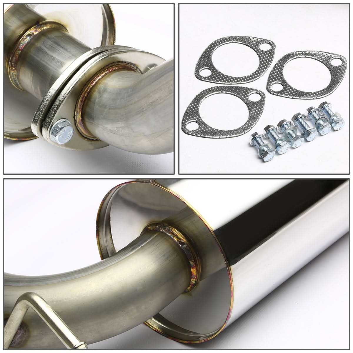 2000-2004 Ford Focus Catback Exhaust System Stainless Steel