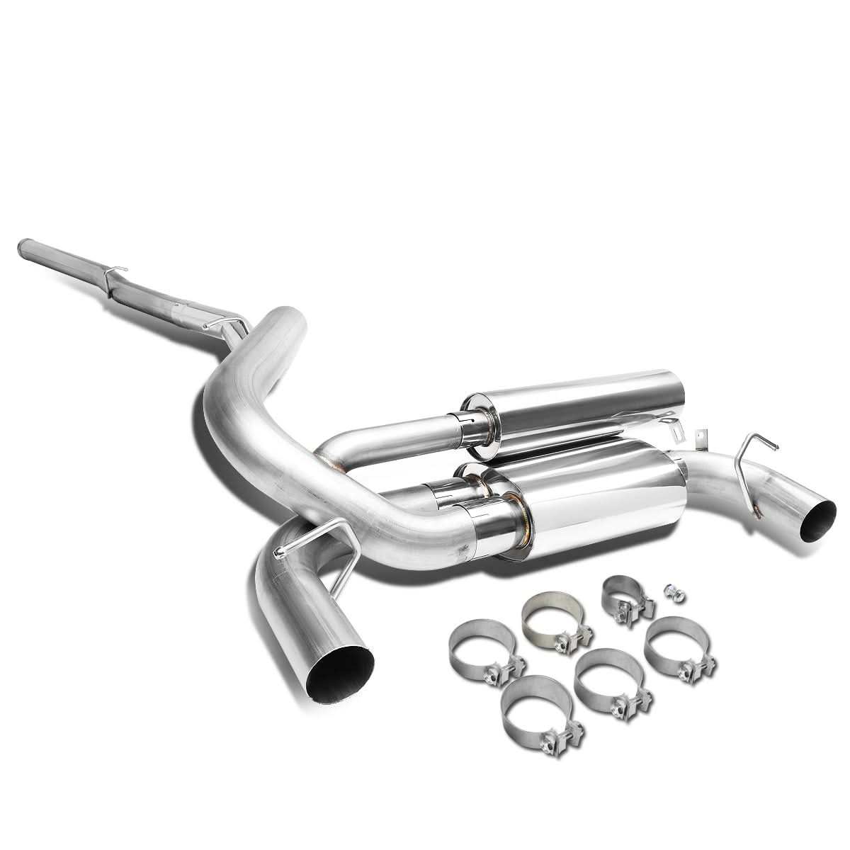 2016-2018 Ford Focus RS Catback Exhaust System - Stainless Steel