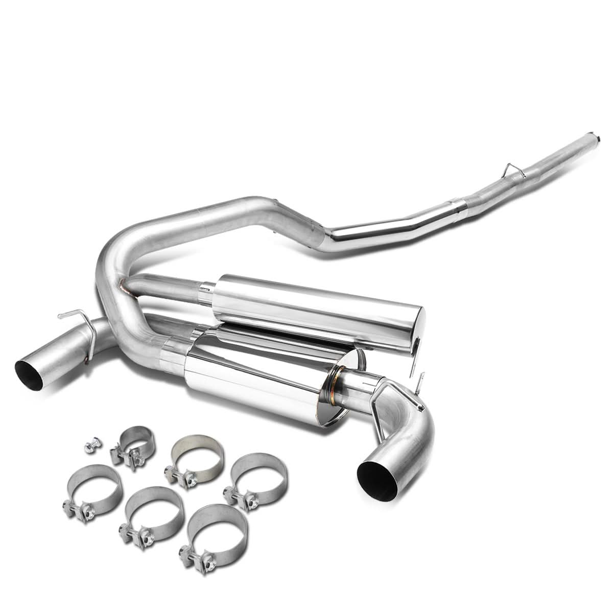 2016-2018 Ford Focus RS Catback Exhaust System - Stainless Steel