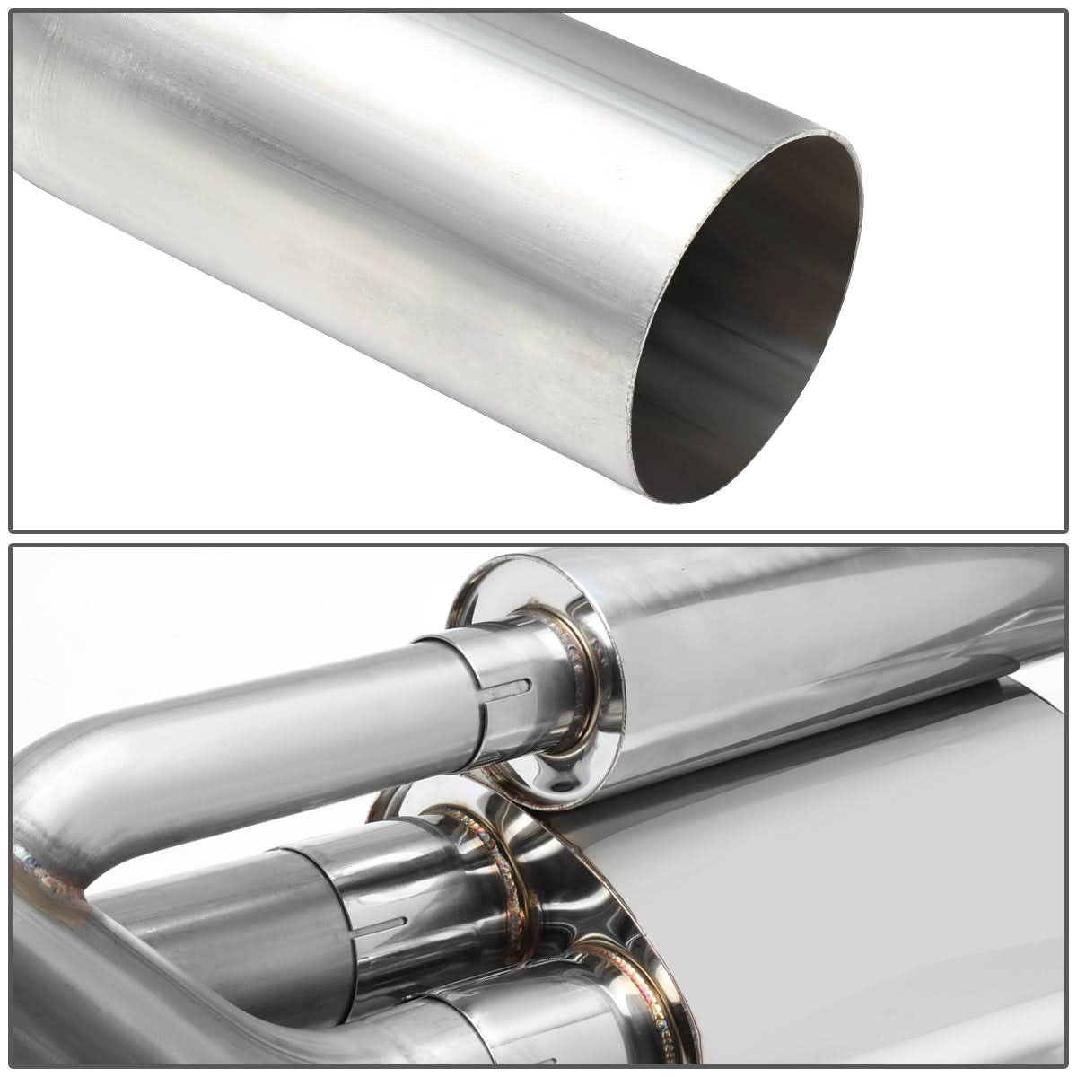 2016-2018 Ford Focus RS Catback Exhaust System - Stainless Steel