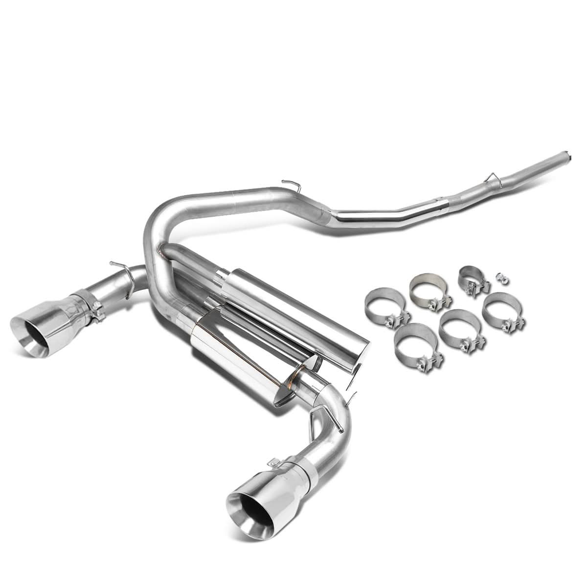2016-2018 Ford Focus RS Catback Exhaust System Stainless Steel