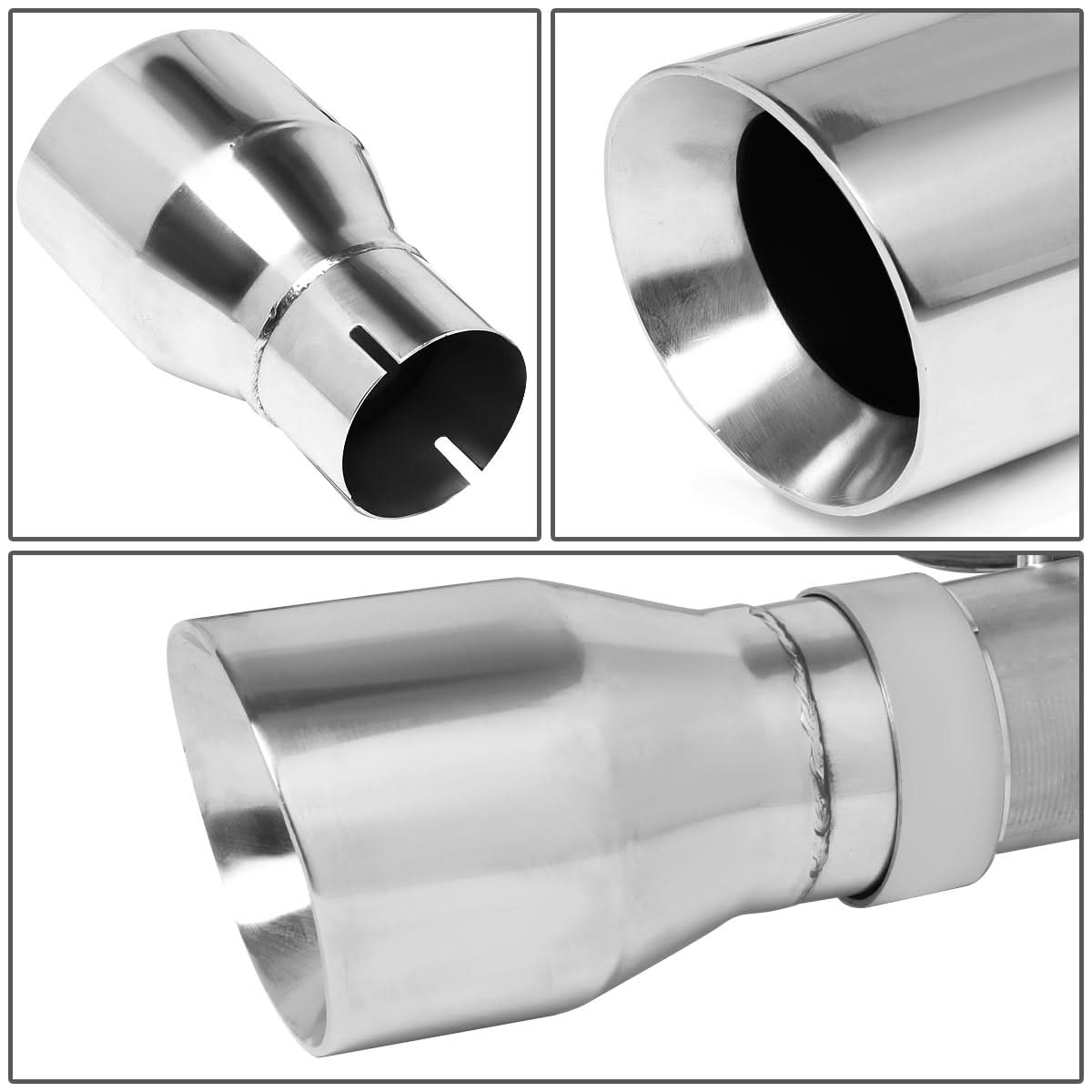 2016-2018 Ford Focus RS Catback Exhaust System Stainless Steel