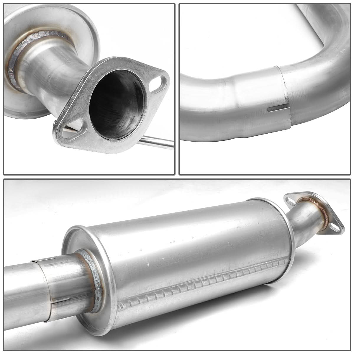 2014-2017 Ford Fiesta 1.6L Turbo Catback Exhaust - Stainless Steel