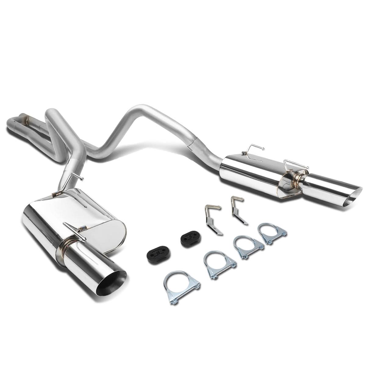 2005-2010 Ford Mustang 4.0L Catback Exhaust System Stainless Steel