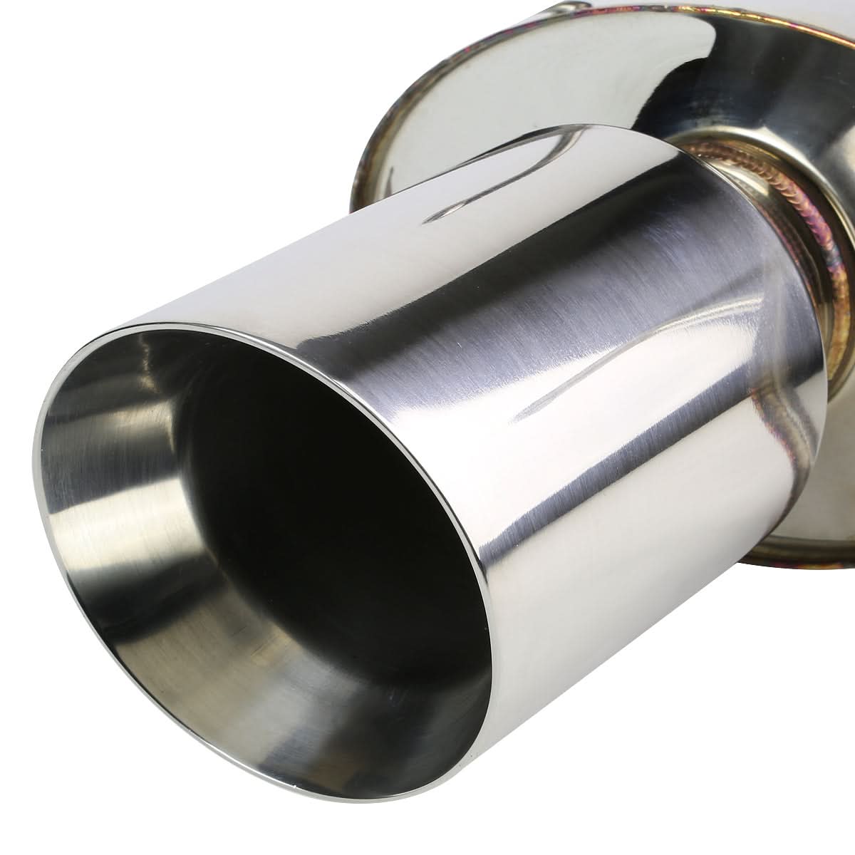 2011-2014 Ford Mustang 3.7L V6 Catback Exhaust Dual Rolled Tip Stainless Steel
