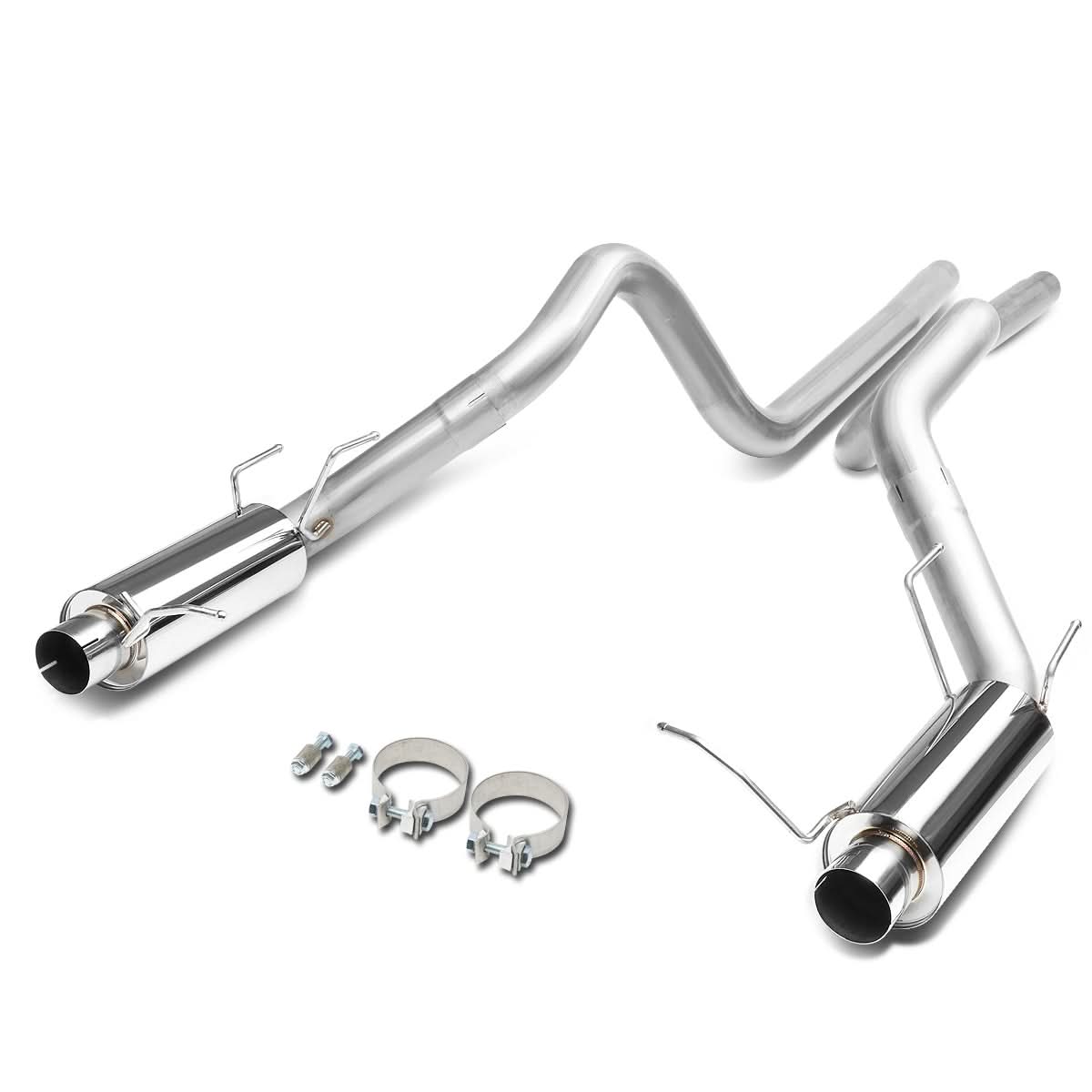 2011-2014 Ford Mustang 5.0L Cat-Back Exhaust System Stainless Steel