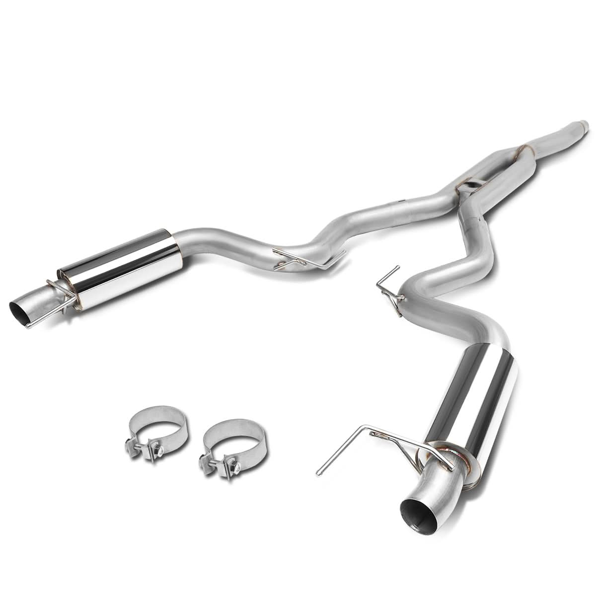 2015-2017 Ford Mustang 2.3L Turbo Catback Exhaust Stainless Steel