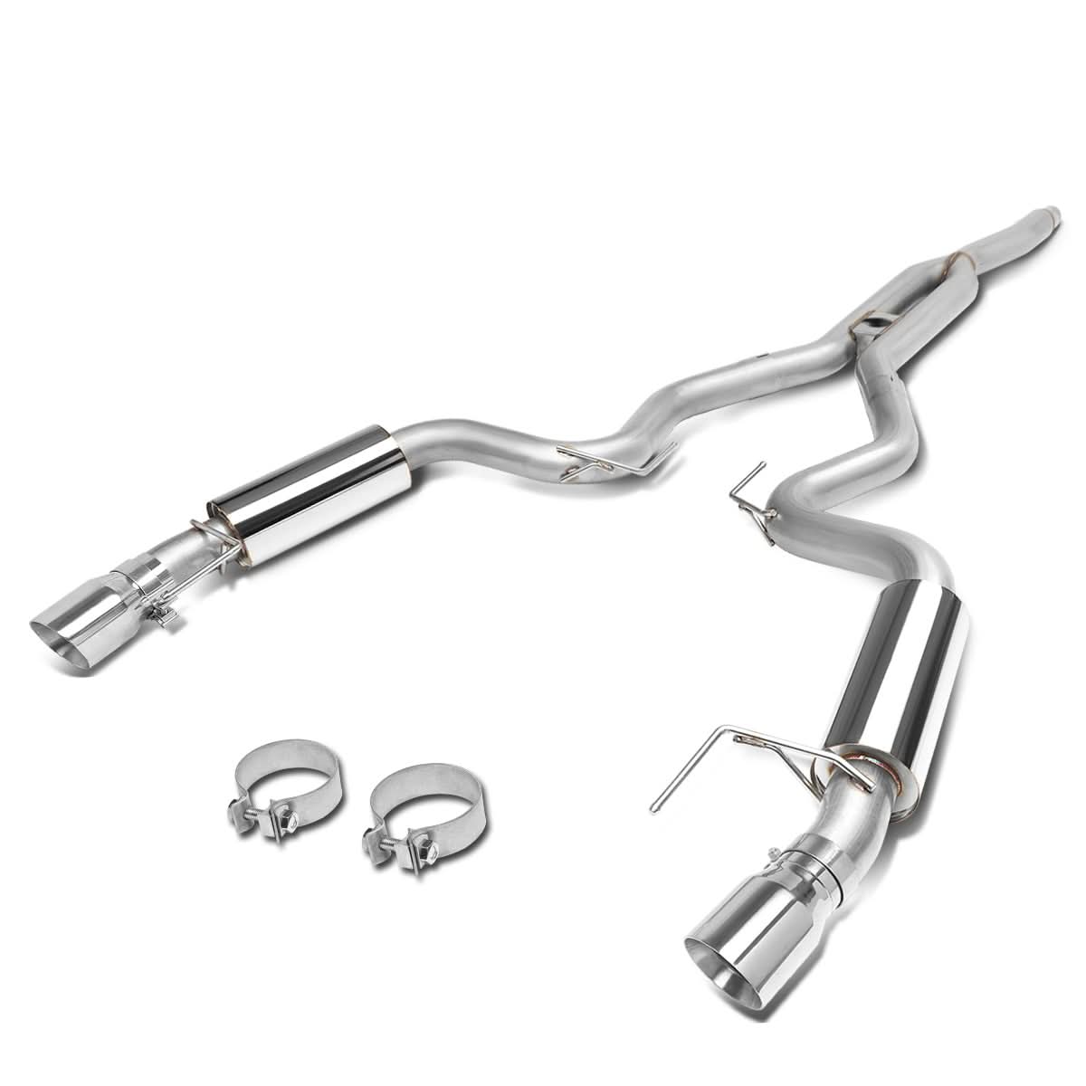 2015-2017 Ford Mustang 2.3L Turbo Catback Exhaust Stainless Steel