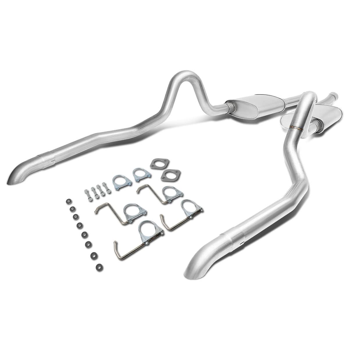 86-93 Ford Mustang 5.0L Catback Exhaust System - Stainless Steel