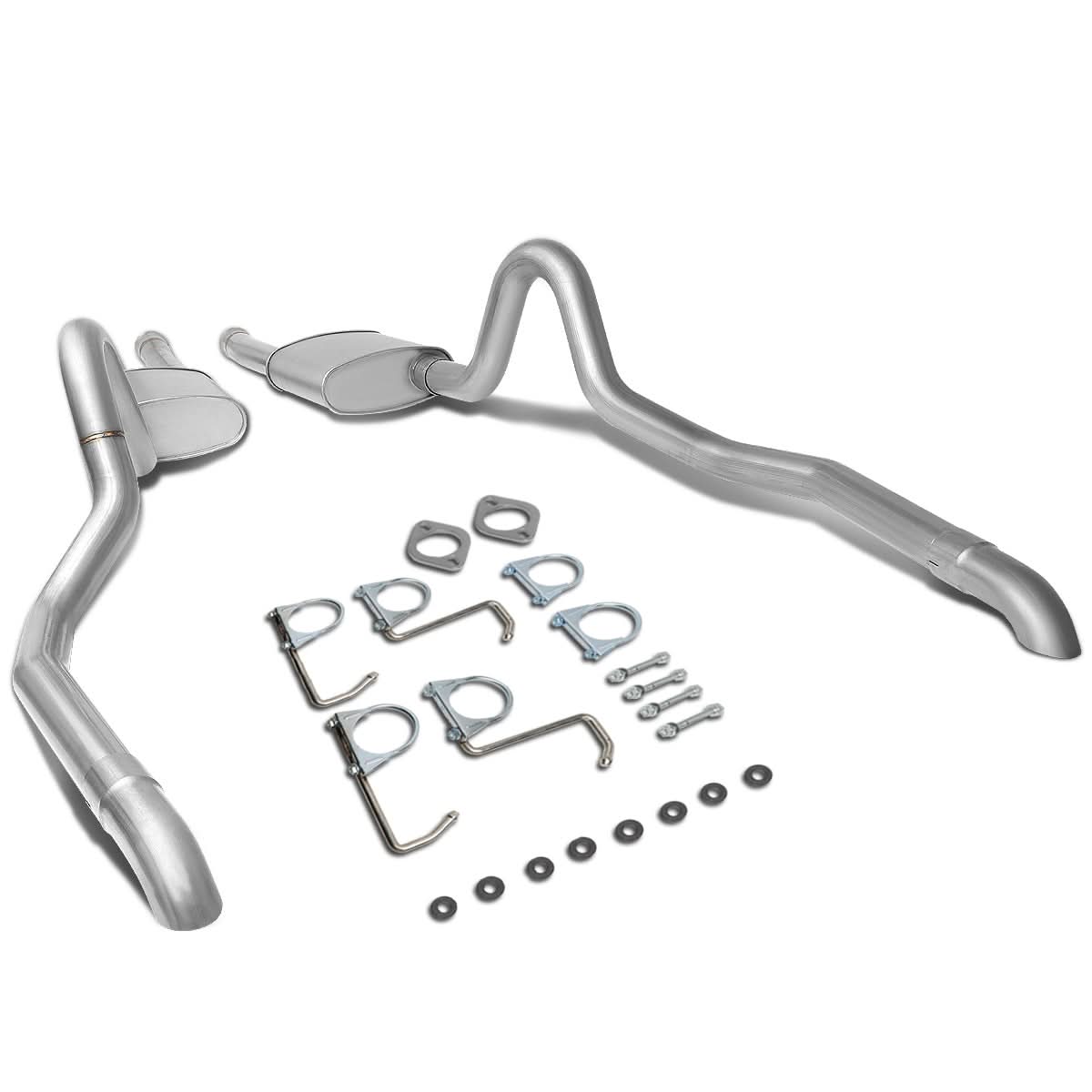 86-93 Ford Mustang 5.0L Catback Exhaust System - Stainless Steel