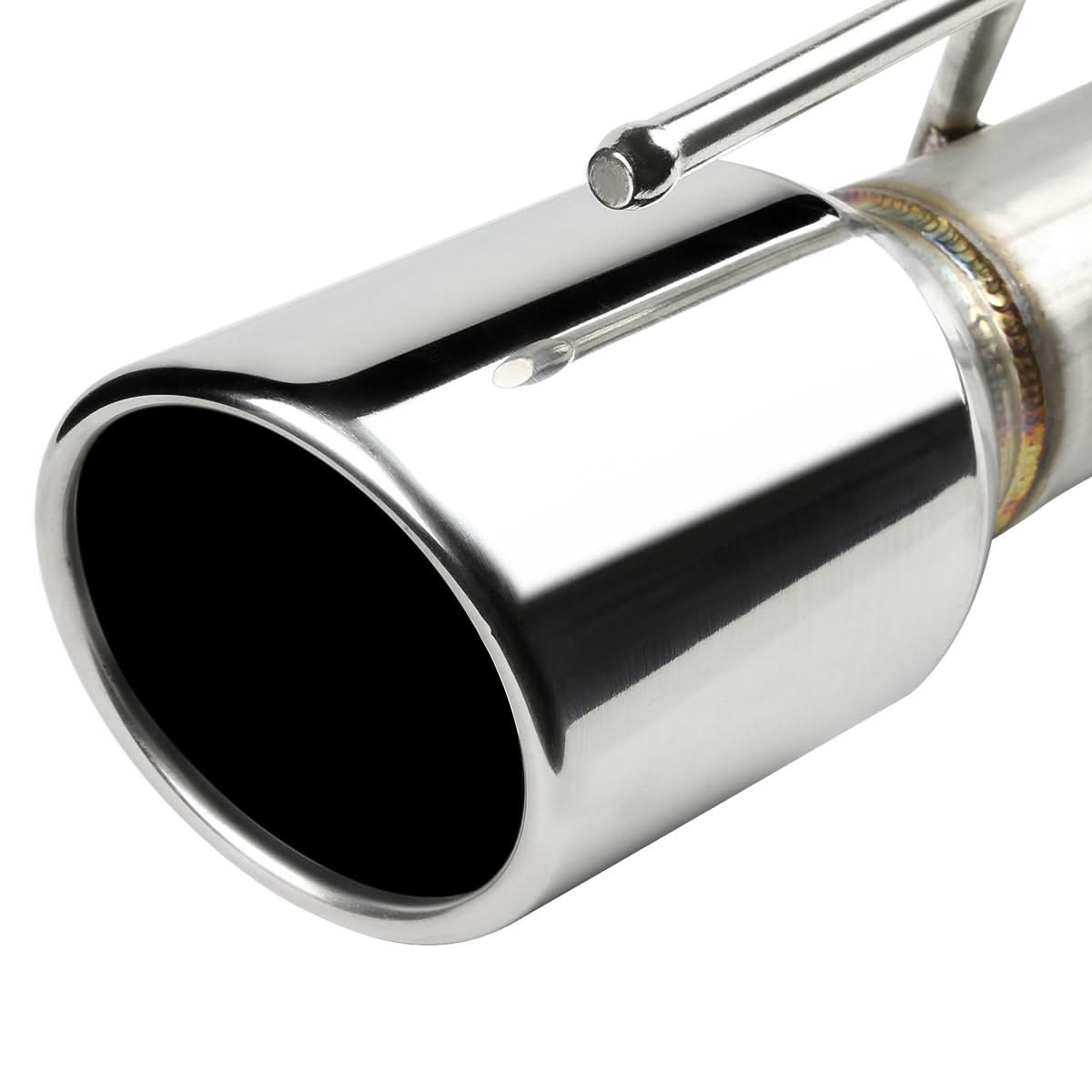 1996-2004 Ford Mustang V8 Catback Exhaust Dual Round Tip Stainless Steel
