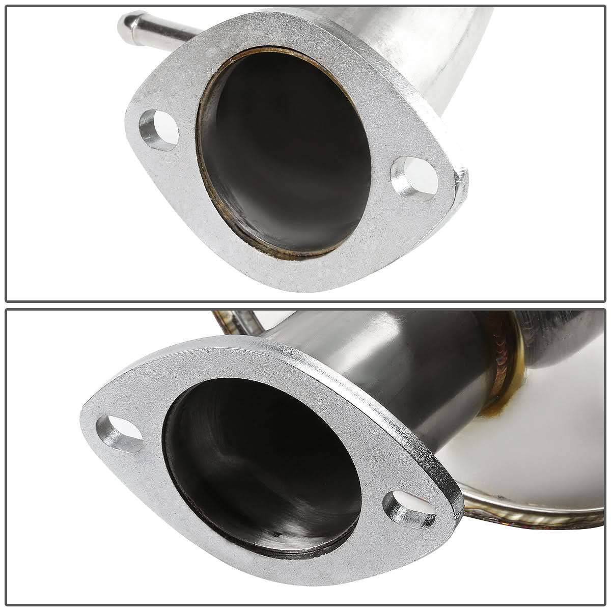 1996-2004 Ford Mustang V8 Catback Exhaust Dual Round Tip Stainless Steel