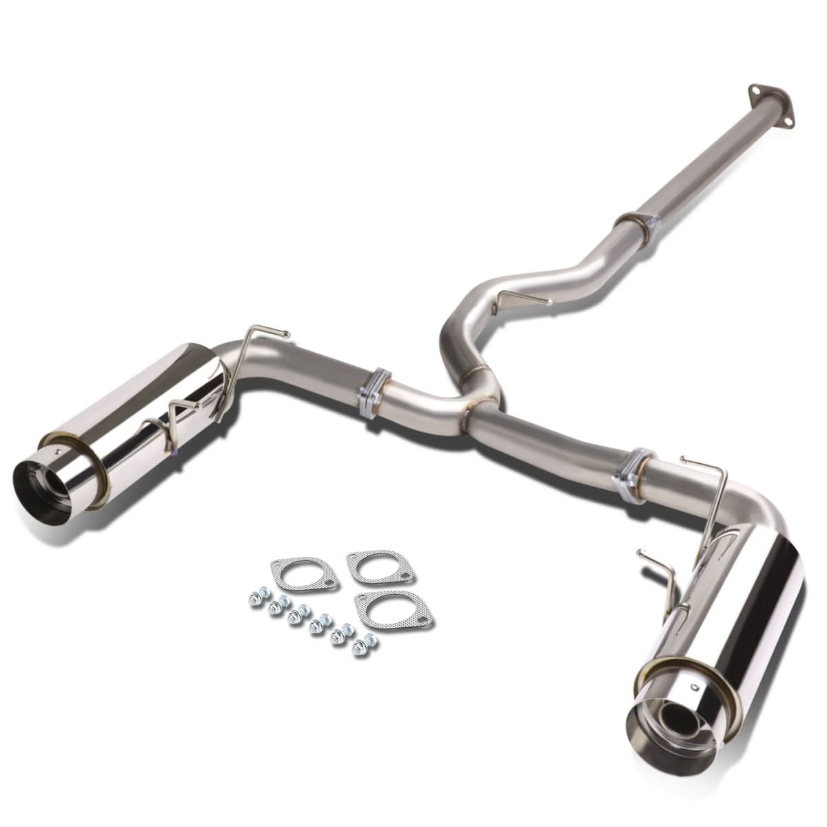13-17 Toyota 86 Catback Exhaust System Dual Tip Stainless Steel