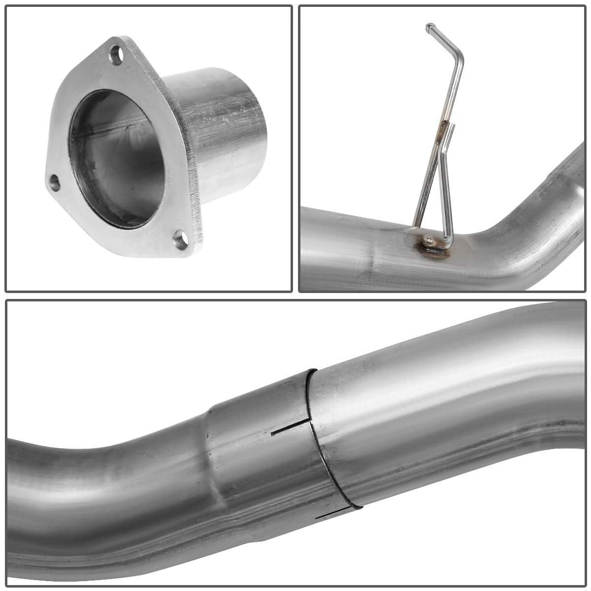 07-10 Chevy Silverado GMC Sierra 2500HD 3500HD Filter Back Exhaust Stainless