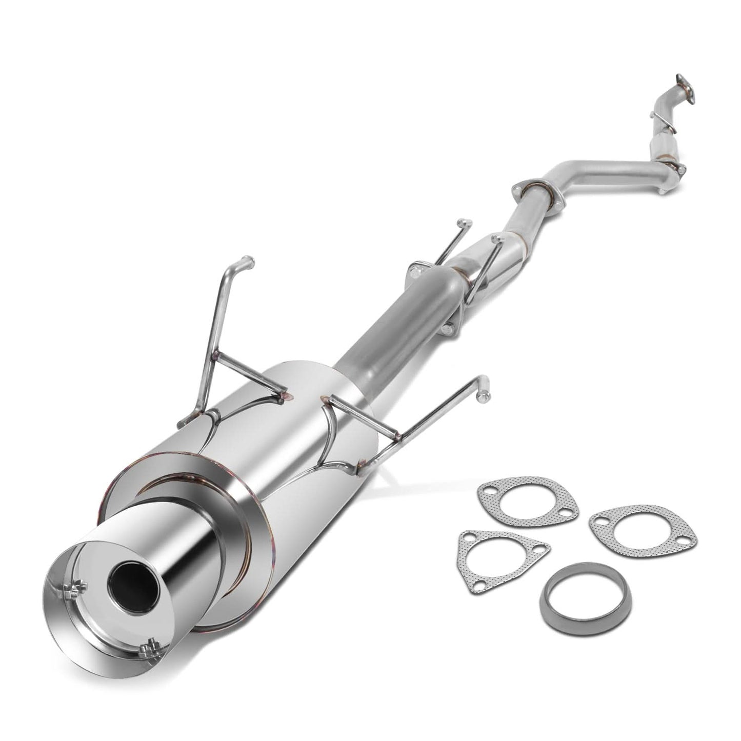 01-05 Honda Civic DX/LX Catback Exhaust Single Tip Stainless Steel