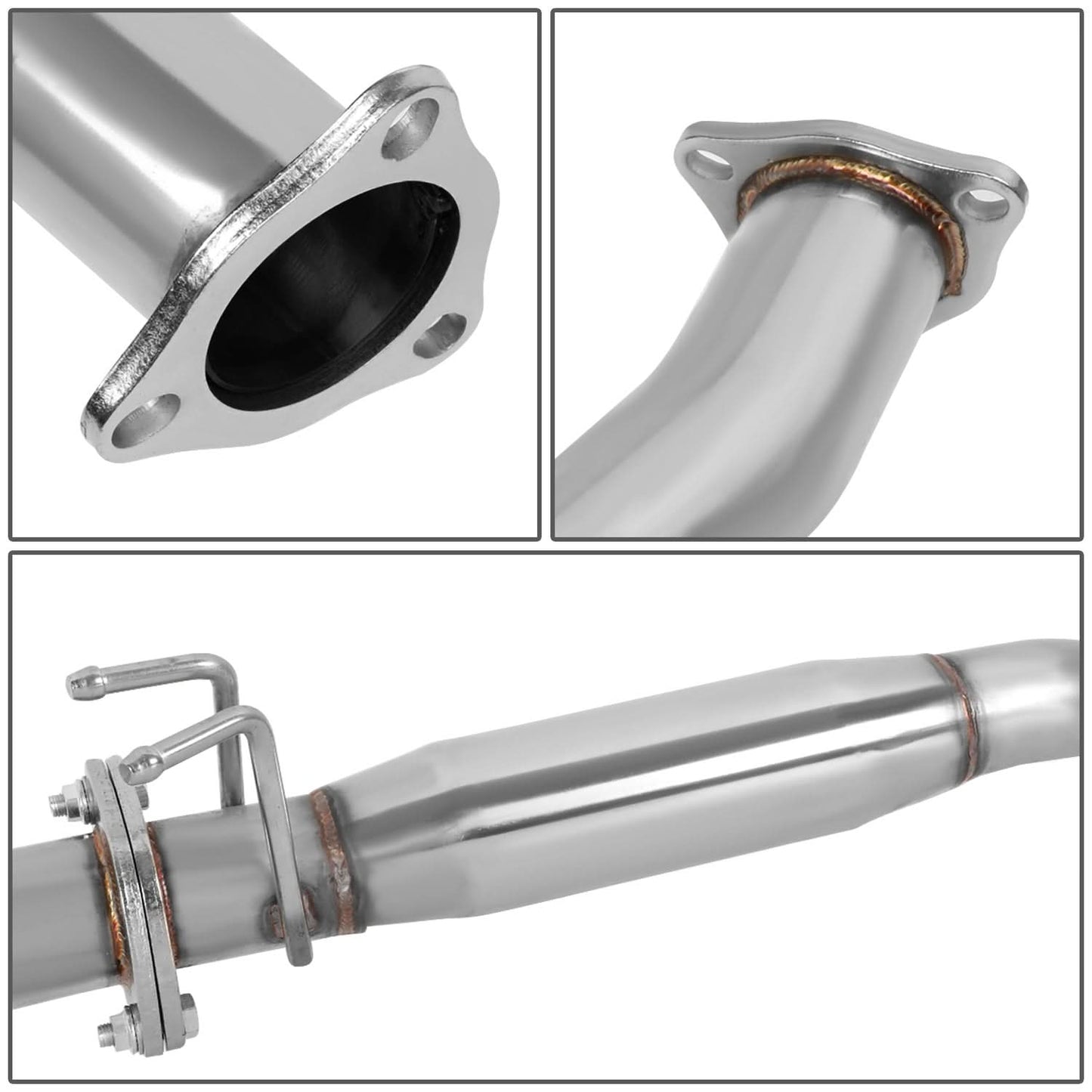 01-05 Honda Civic EX Catback Exhaust Single Tip Stainless Steel