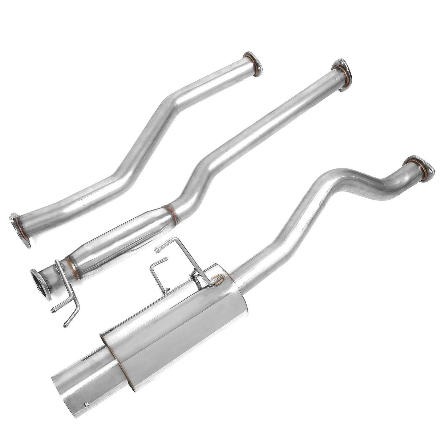 01-05 Honda Civic EX Catback Exhaust Single Tip Stainless Steel
