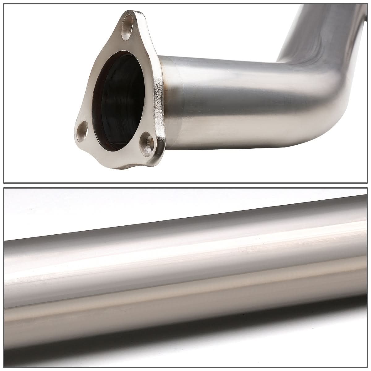 2002-2005 Honda Civic SI Single Tip Catback Exhaust - Stainless Steel