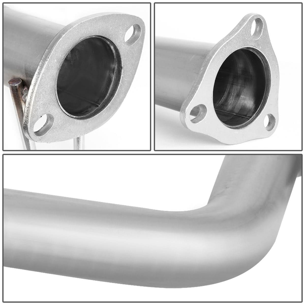 06-08 Honda Civic EX Catback Exhaust Single Burnt Tip Stainless Steel