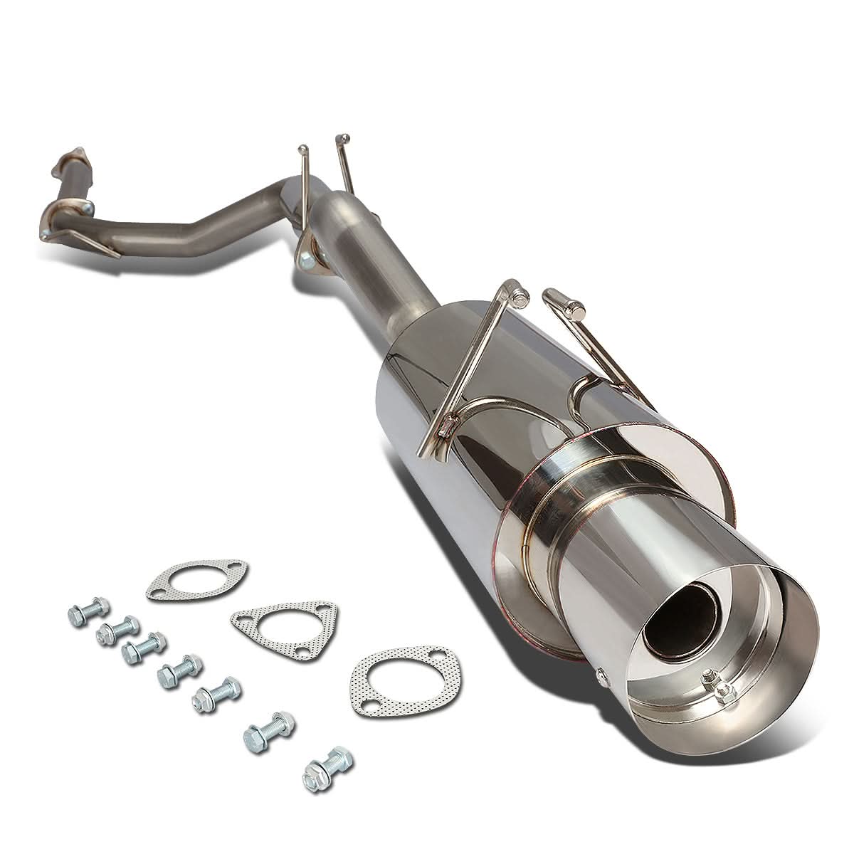 06-08 Honda Civic Si Catback Exhaust Single Tip Stainless Steel