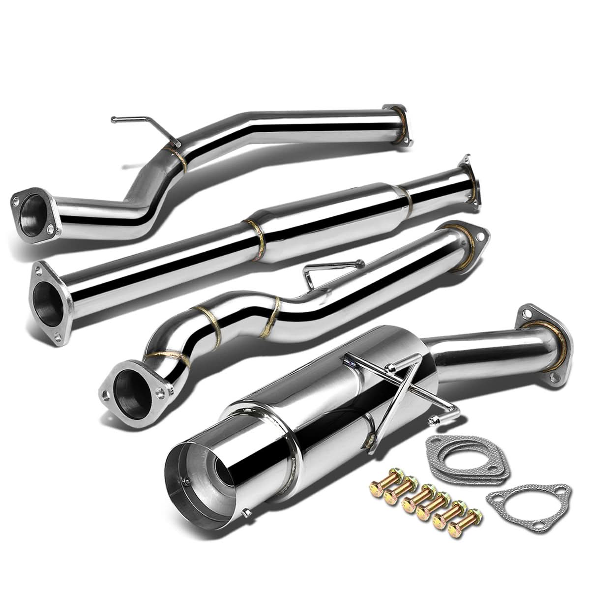 2012-2015 Honda Civic Catback Exhaust Single Tip Stainless Steel