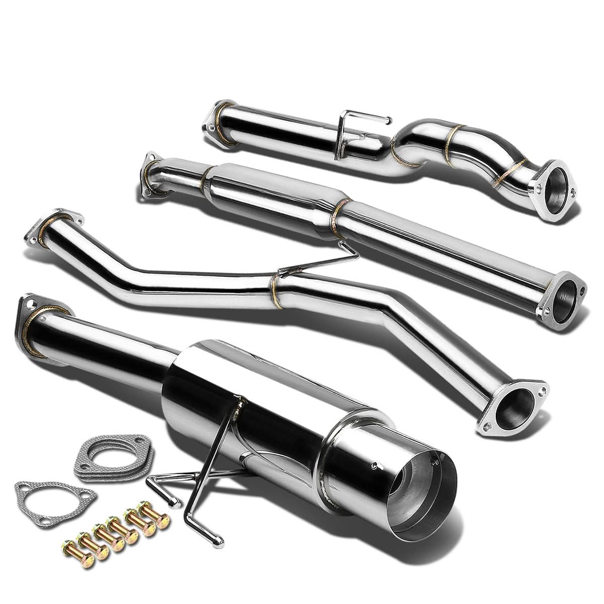 2012-2015 Honda Civic Catback Exhaust Single Tip Stainless Steel