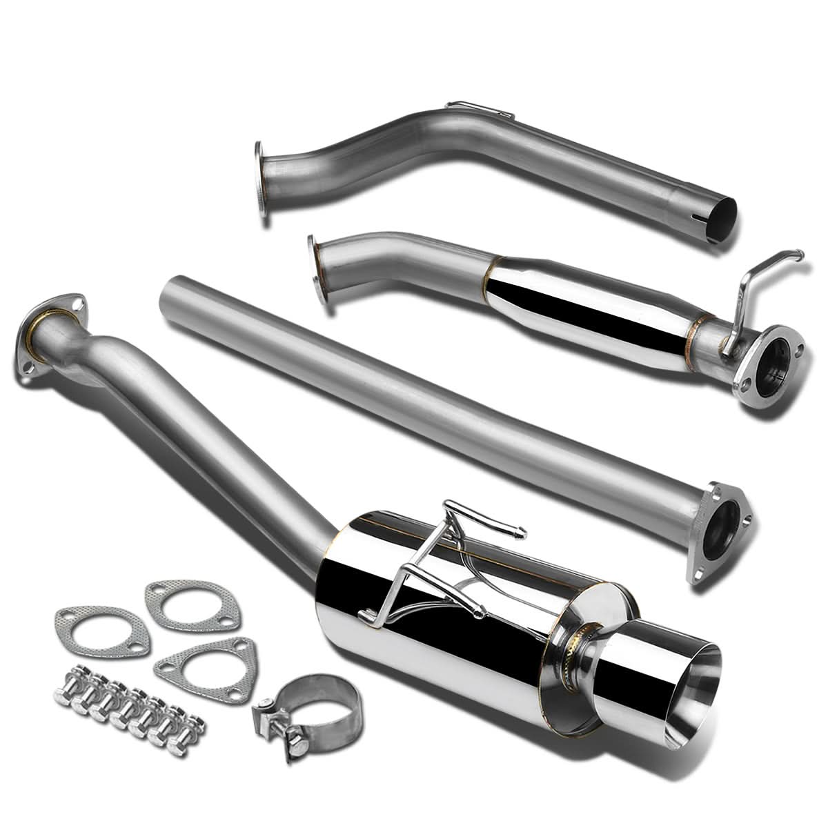 2012-2014 Honda Civic Si Sedan Catback Exhaust Stainless Steel