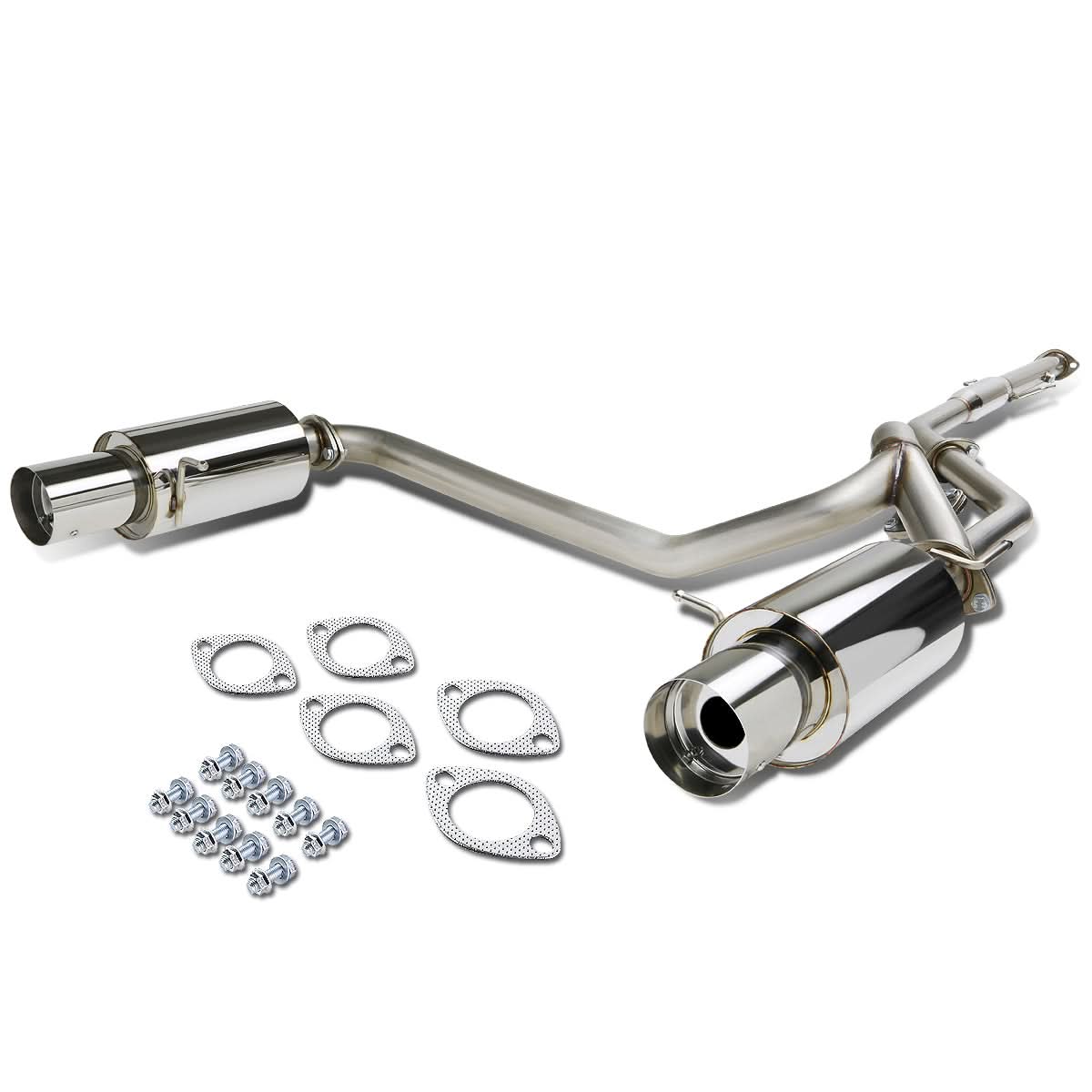 03-08 Hyundai Tiburon 2.0L Catback Exhaust Single Tip Stainless Steel