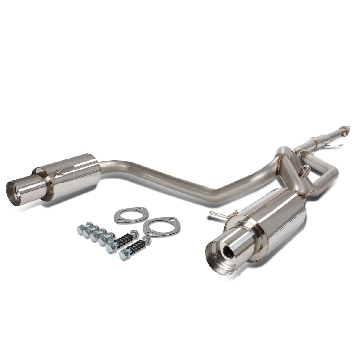 03-06 Hyundai Tiburon V6 Dual Tip Catback Exhaust - Stainless Steel