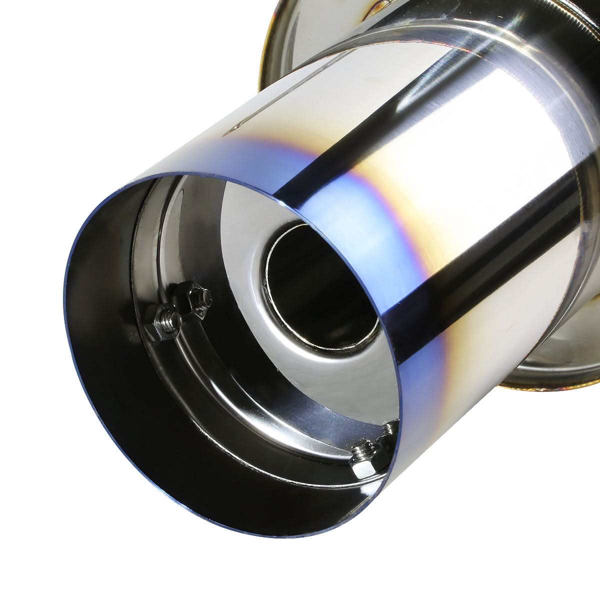 2003-2006 Hyundai Tiburon V6 Catback Exhaust Dual Burnt Tip Stainless Steel