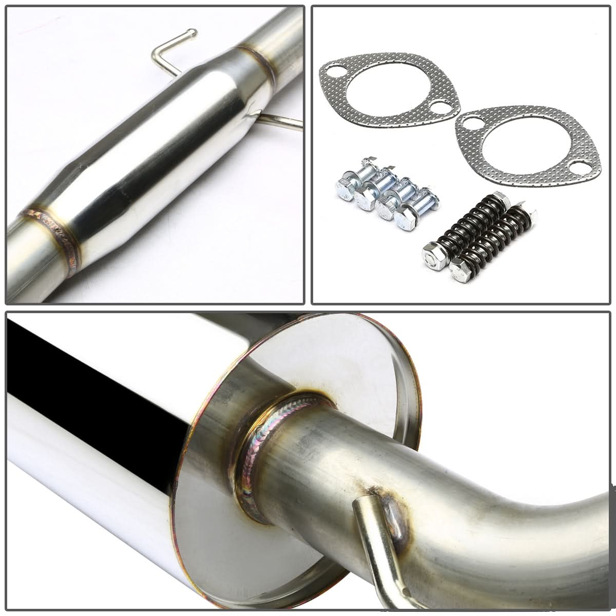 2003-2006 Hyundai Tiburon V6 Catback Exhaust Stainless Steel