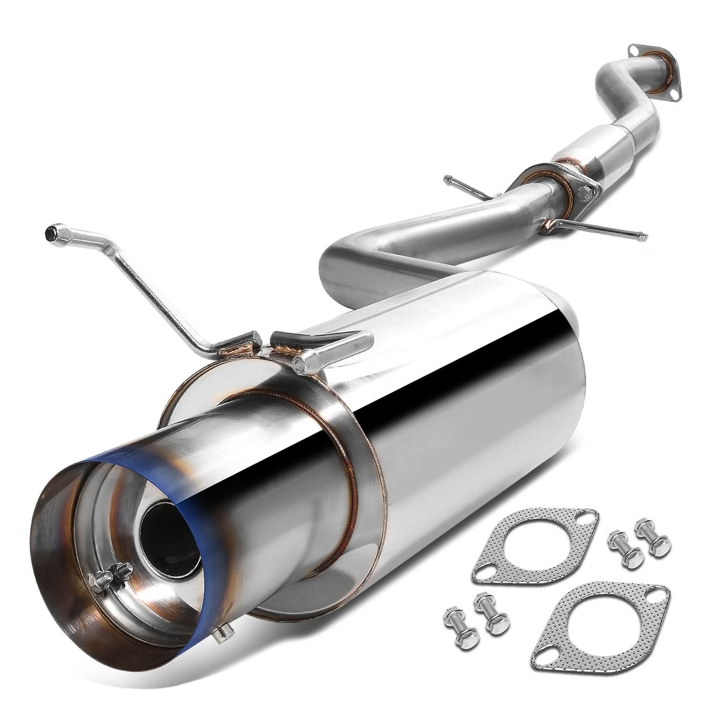 2001-2005 Lexus IS300 Catback Exhaust Single Burnt Tip Stainless Steel