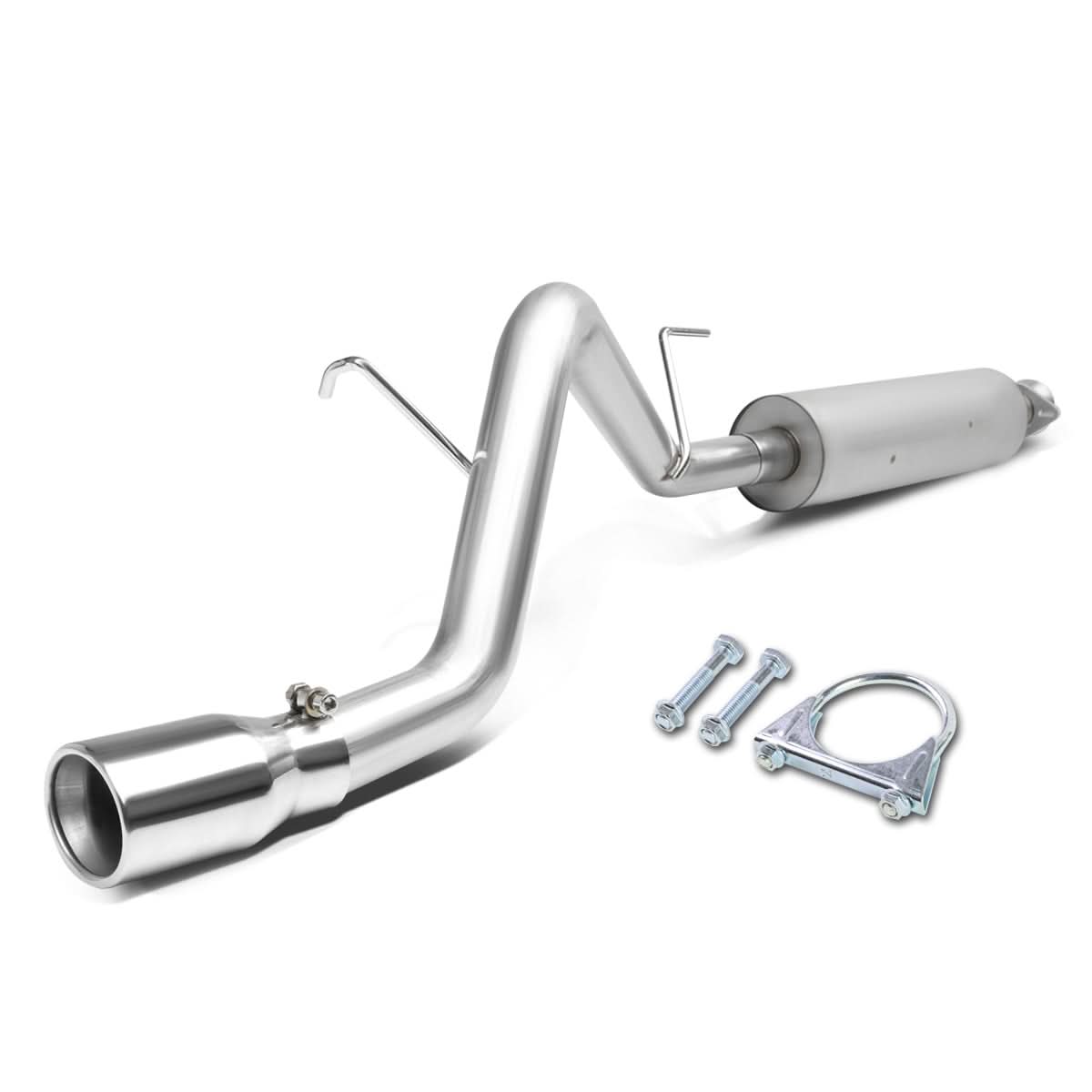 2002-2007 Jeep Liberty Catback Exhaust System - Stainless Steel