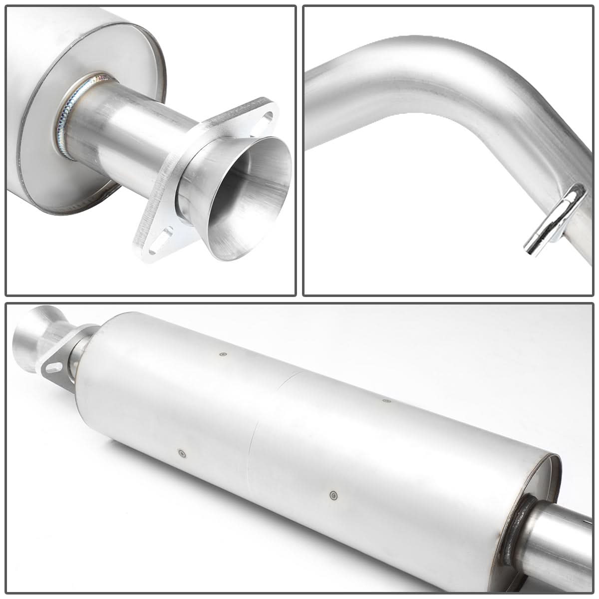 2002-2007 Jeep Liberty Catback Exhaust System - Stainless Steel