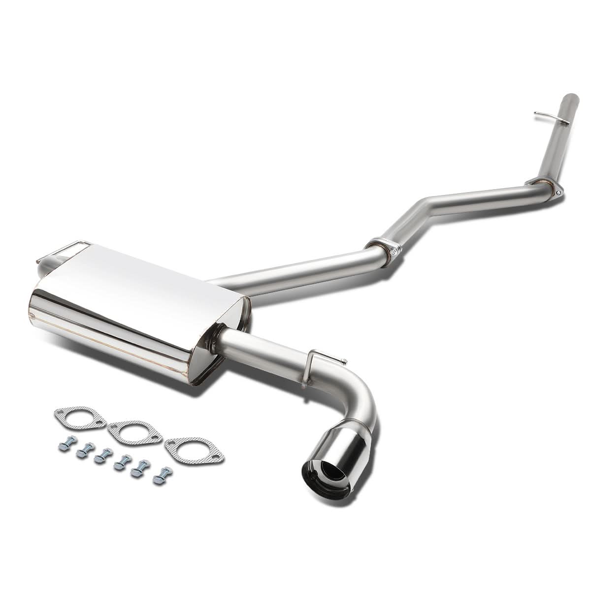 07-13 Jeep Patriot Catback Exhaust System Single Tip Stainless Steel