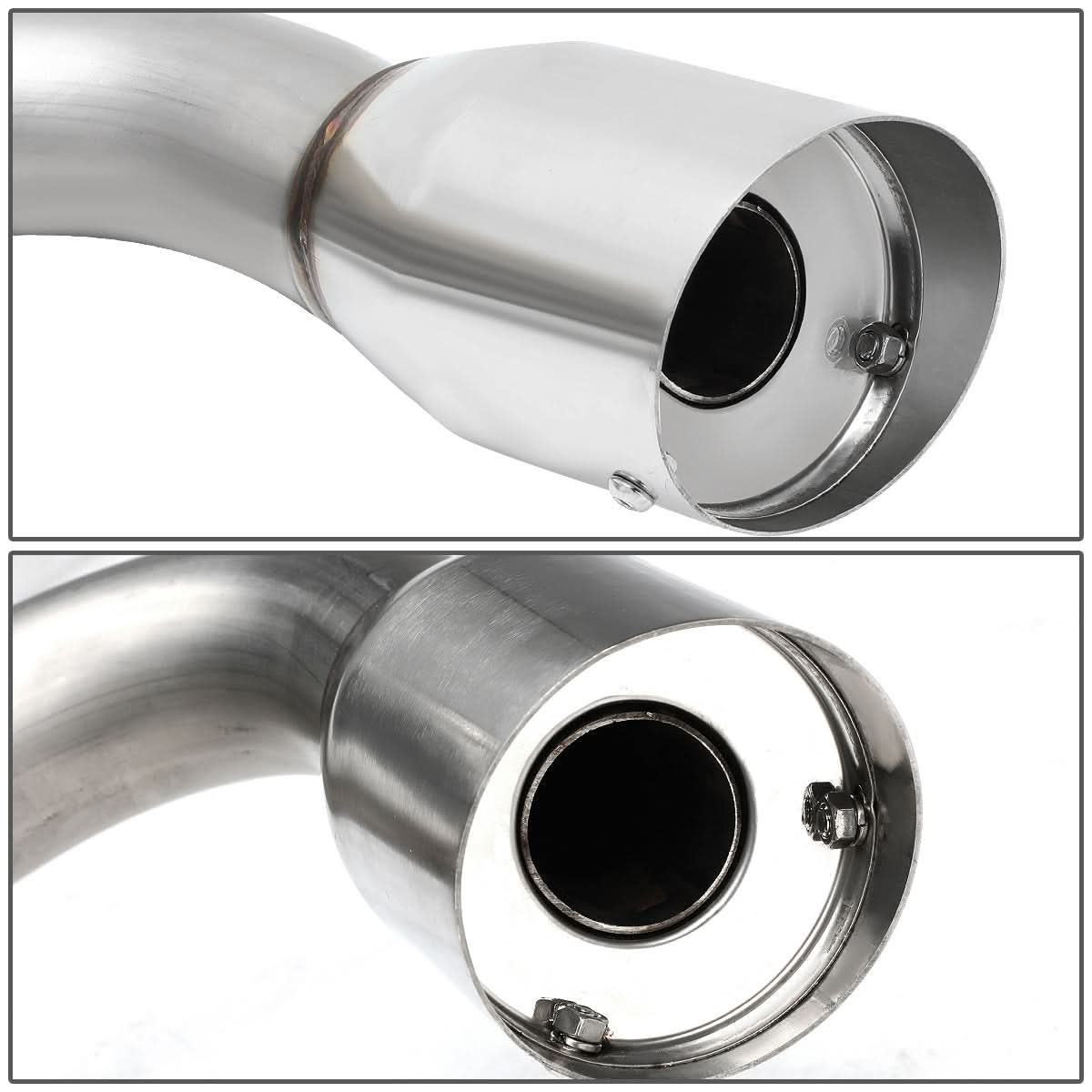07-13 Jeep Patriot Catback Exhaust System Single Tip Stainless Steel