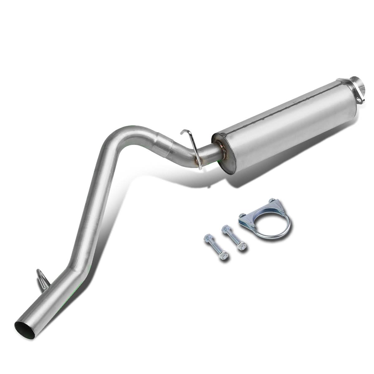 2000-2006 Jeep Wrangler Single Catback Exhaust System Stainless Steel