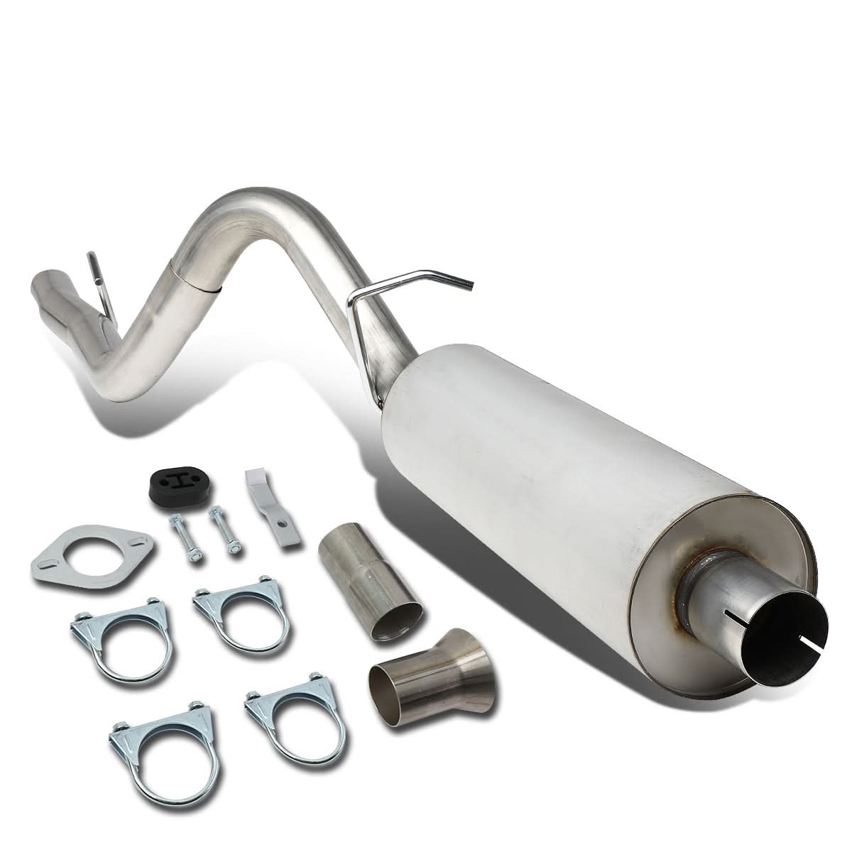 1986-2001 Jeep Cherokee Single Catback Exhaust System - Stainless Steel