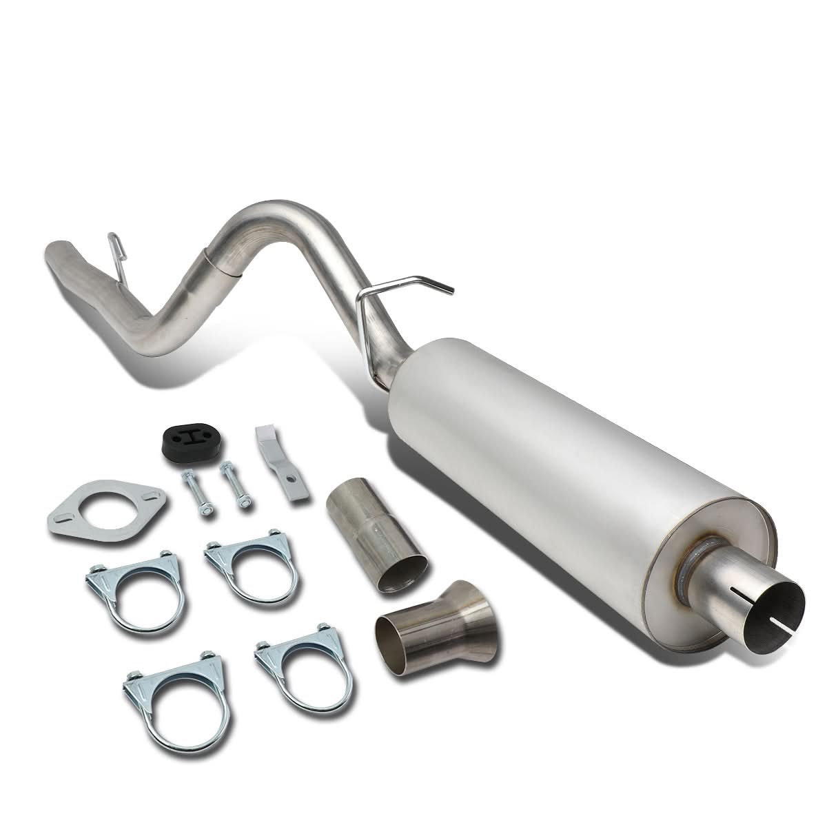 1986-2001 Jeep Cherokee Single Catback Exhaust System - Stainless Steel