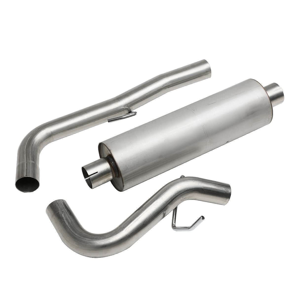 1986-2001 Jeep Cherokee Single Catback Exhaust System - Stainless Steel