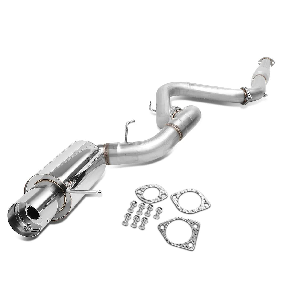 2000-2005 Mitsubishi Eclipse V6 Single Tip Catback Exhaust Stainless Steel