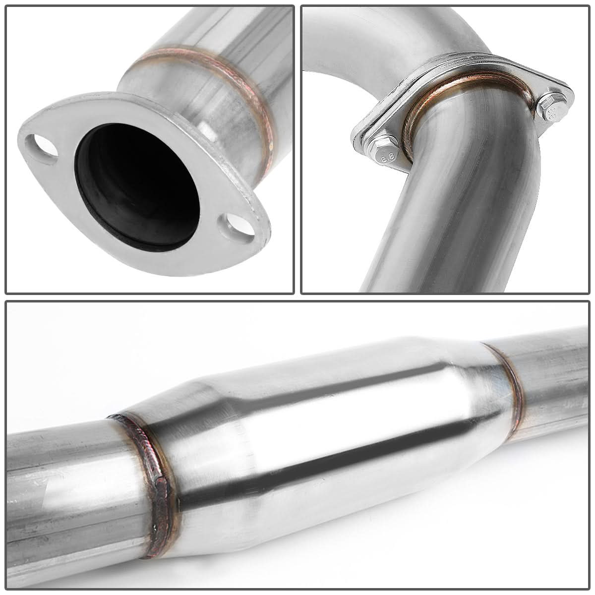 2000-2005 Mitsubishi Eclipse V6 Single Tip Catback Exhaust Stainless Steel