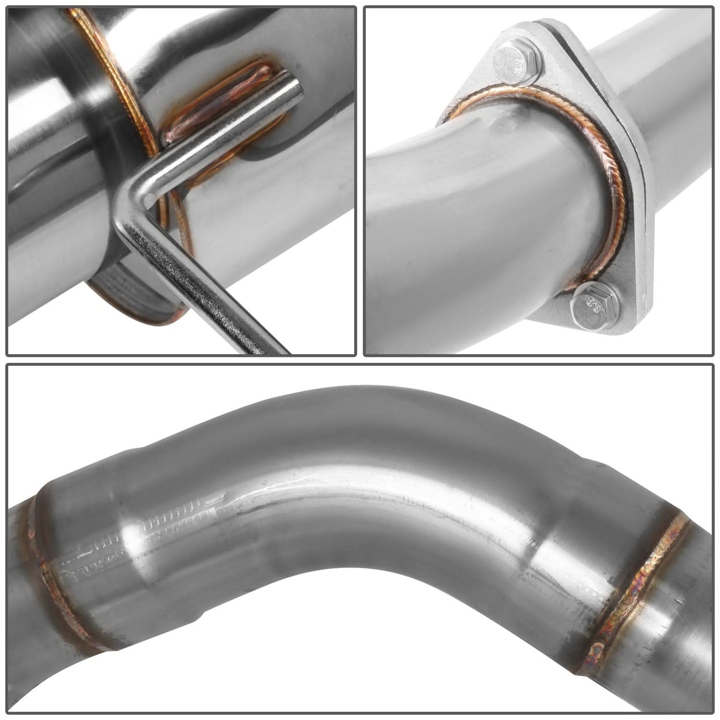 00-05 Mitsubishi Eclipse V6 Catback Exhaust Single Burnt Tip Stainless Steel