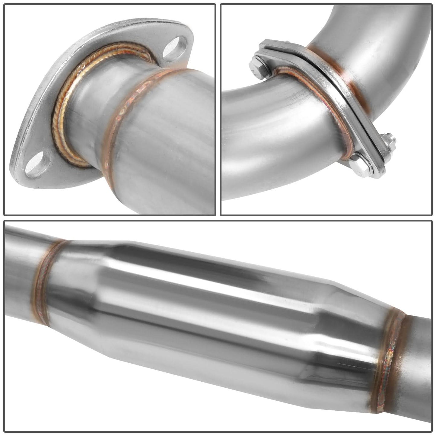 00-05 Mitsubishi Eclipse V6 Catback Exhaust Single Burnt Tip Stainless Steel